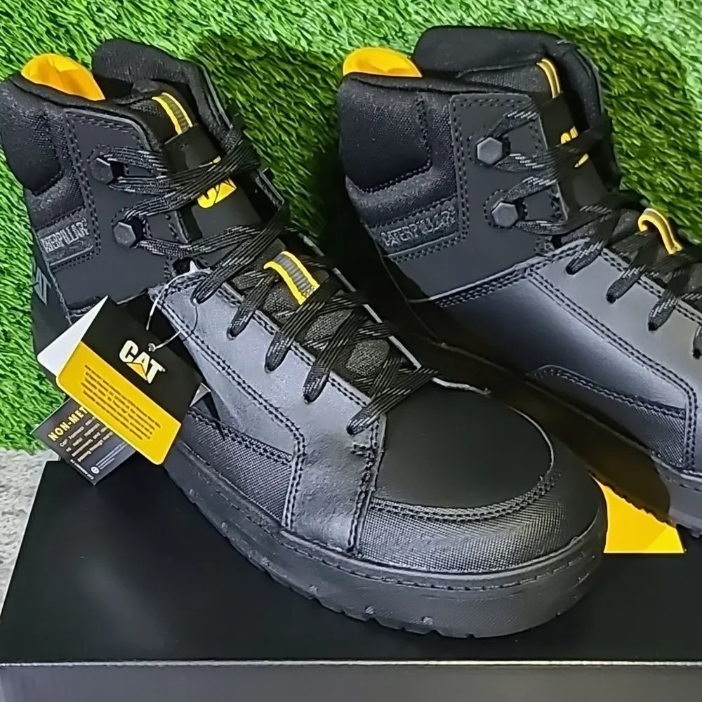 Caterpillar Streamline Court Mid Composite Toe Boots / Black New